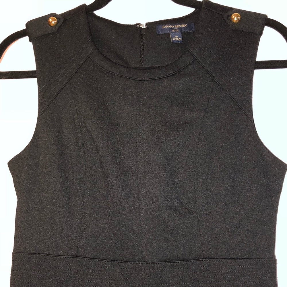 Banana Republic black knee length dress